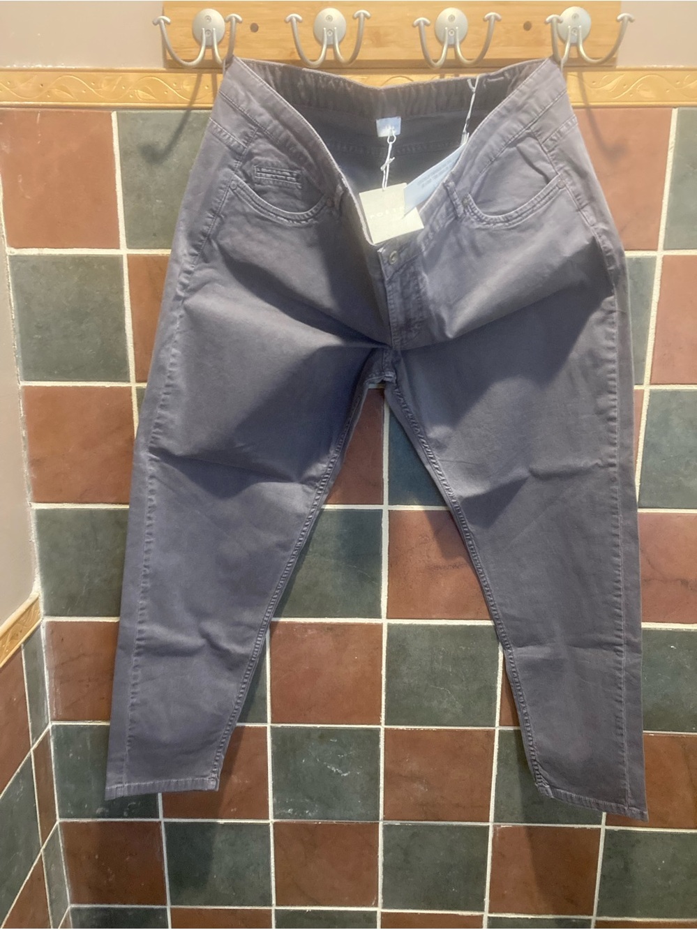 Women’s  Casual Straight-Leg Jeans in Slate Gray